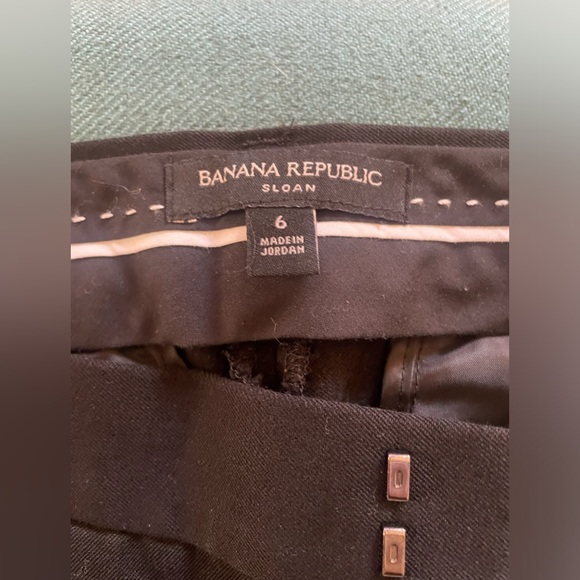BANANA REPUBLIC BASIC BLACK PANTS - Picture 4 of 5